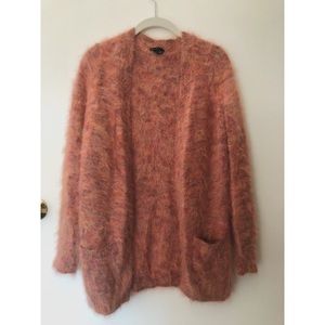 Beautiful fluffy angora Theory cardigan